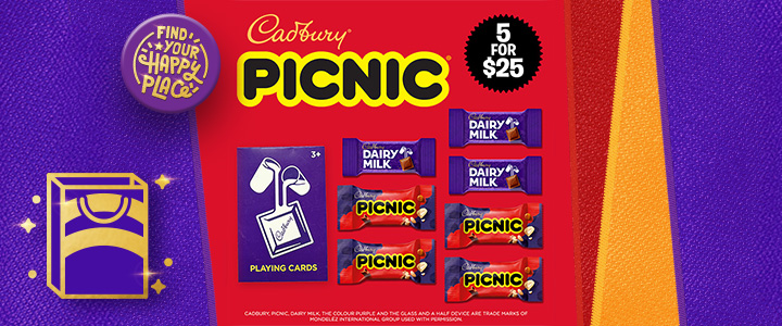 Cadbury Picnic Showbag