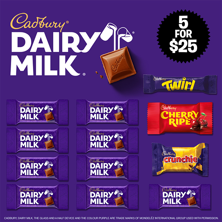 Cadbury Dairy Milk Showbag