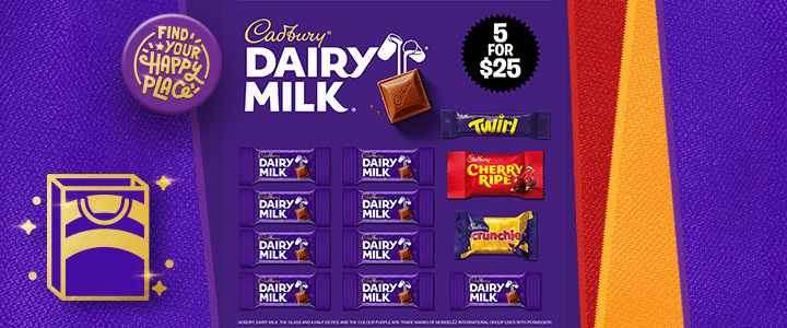 Cadbury Dairy Milk Showbag