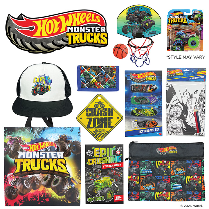 Hot Wheels Monster Trucks Showbag