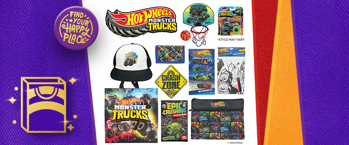 Hot Wheels Monster Trucks Showbag