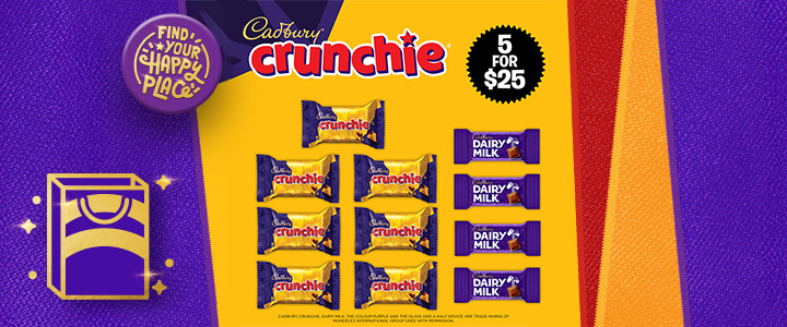 Cadbury Crunchie Showbag