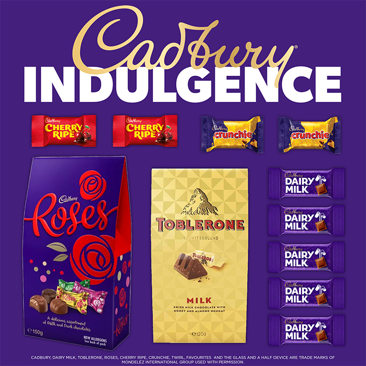 Cadbury Indulgence Showbag