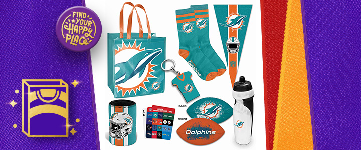 NFL Miami Dolphins Showbag