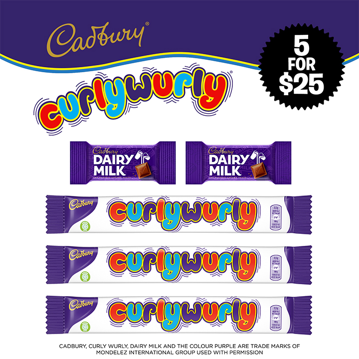 Cadbury Curly Wurly Showbag