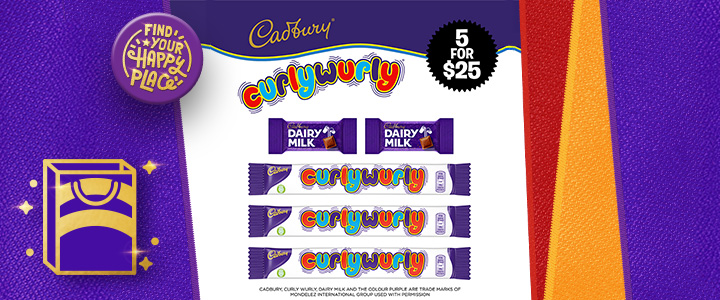 Cadbury Curly Wurly Showbag