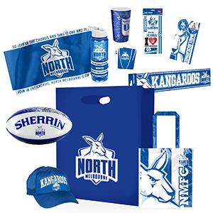 AFL North Melbourne Kangaroos Showbag