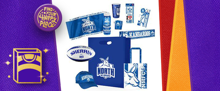 AFL North Melbourne Kangaroos Showbag