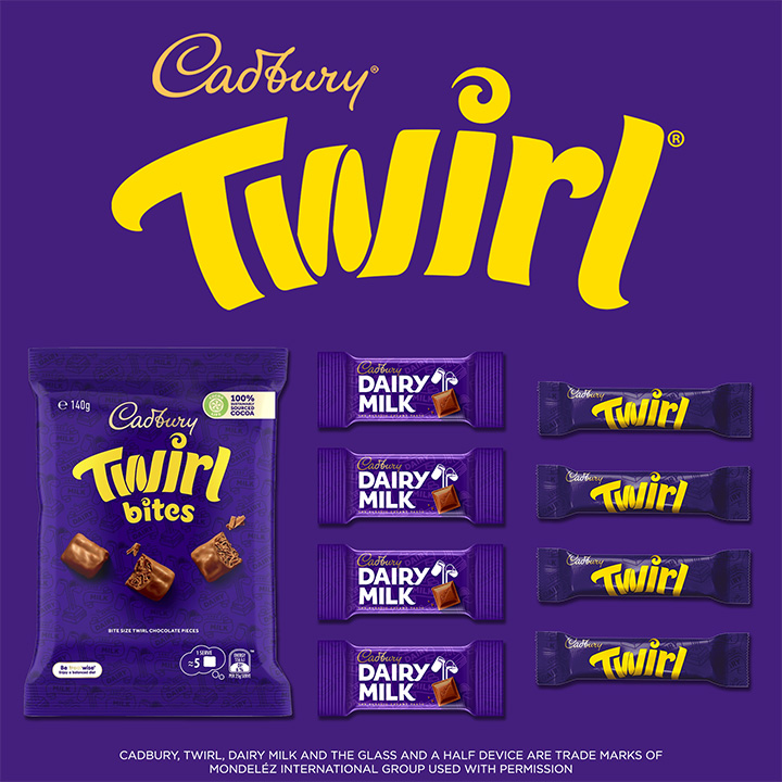 Cadbury Twirl Showbag