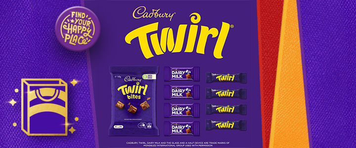 Cadbury Twirl Showbag