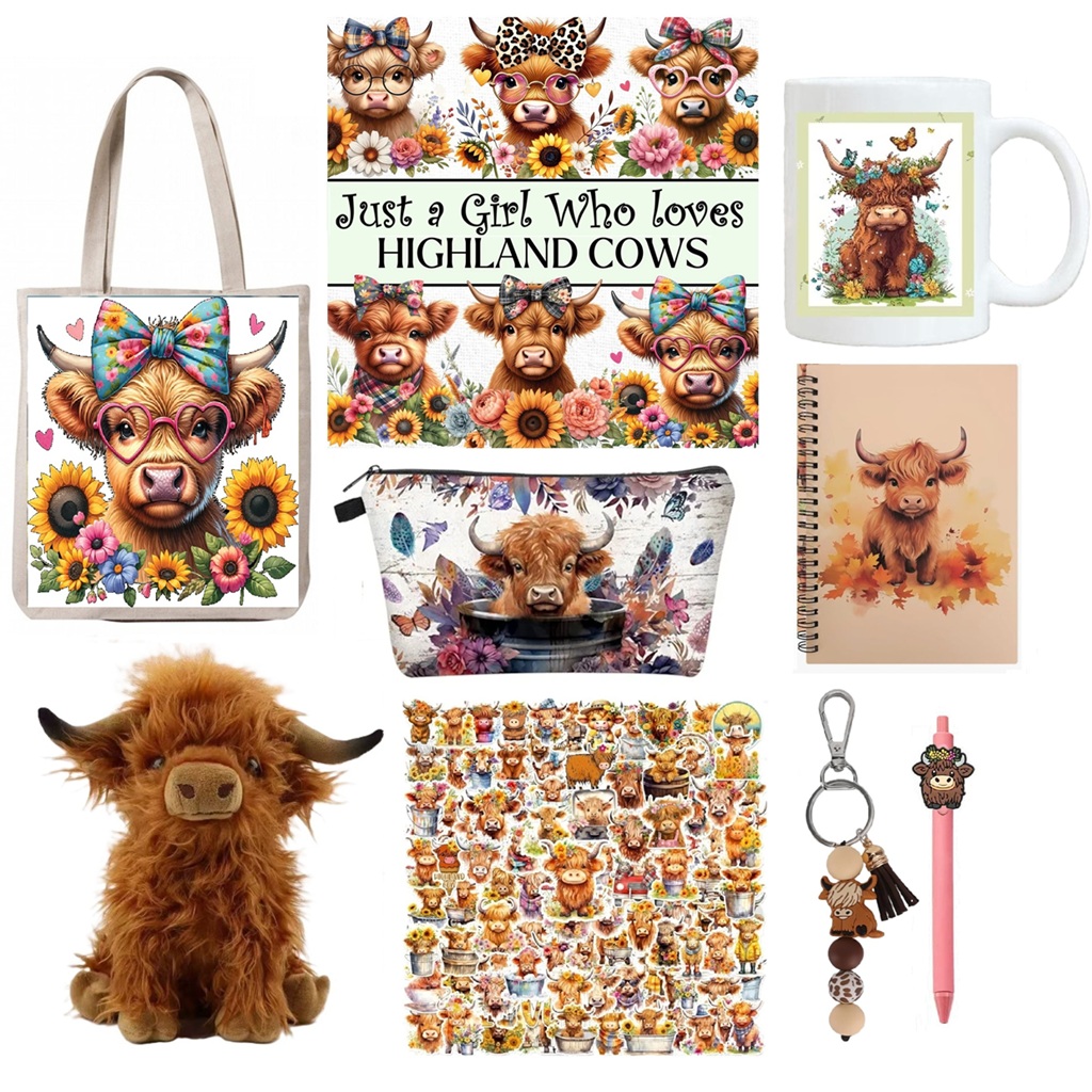 HIGHLAND COW - Just a Girl who  likes Highland Cows
