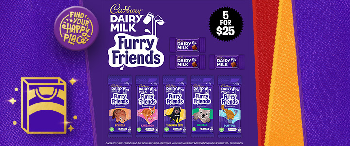 Cadbury Furry Friends Showbag
