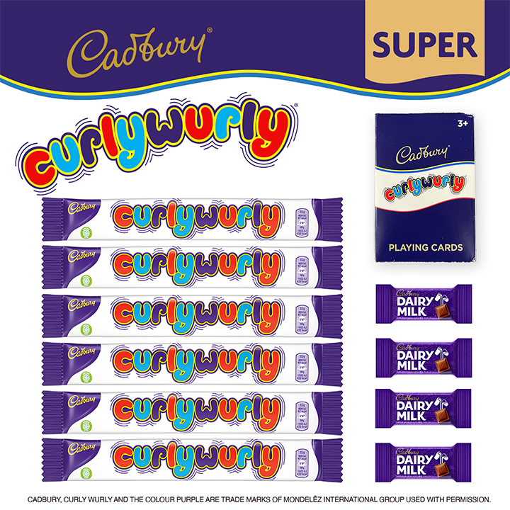 Cadbury Curly Wurly Superbag
