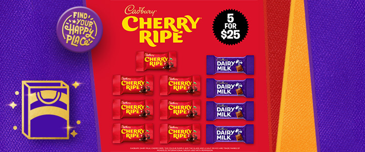 Cadbury Cherry Ripe Showbag