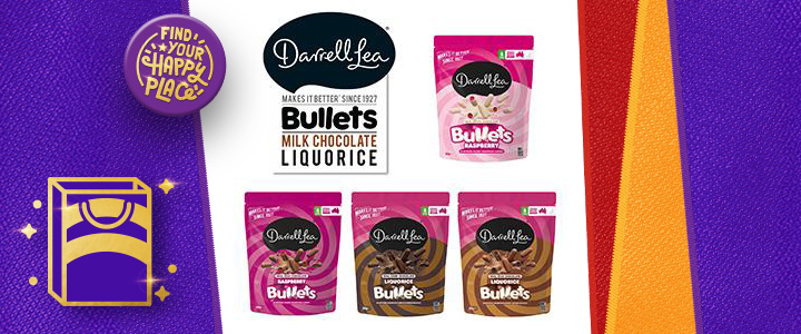 Darrell Lea Bullets Showbag