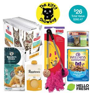 The Kitty showbag - for the cat lover!