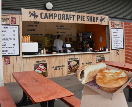 Campdraft Pie Shop