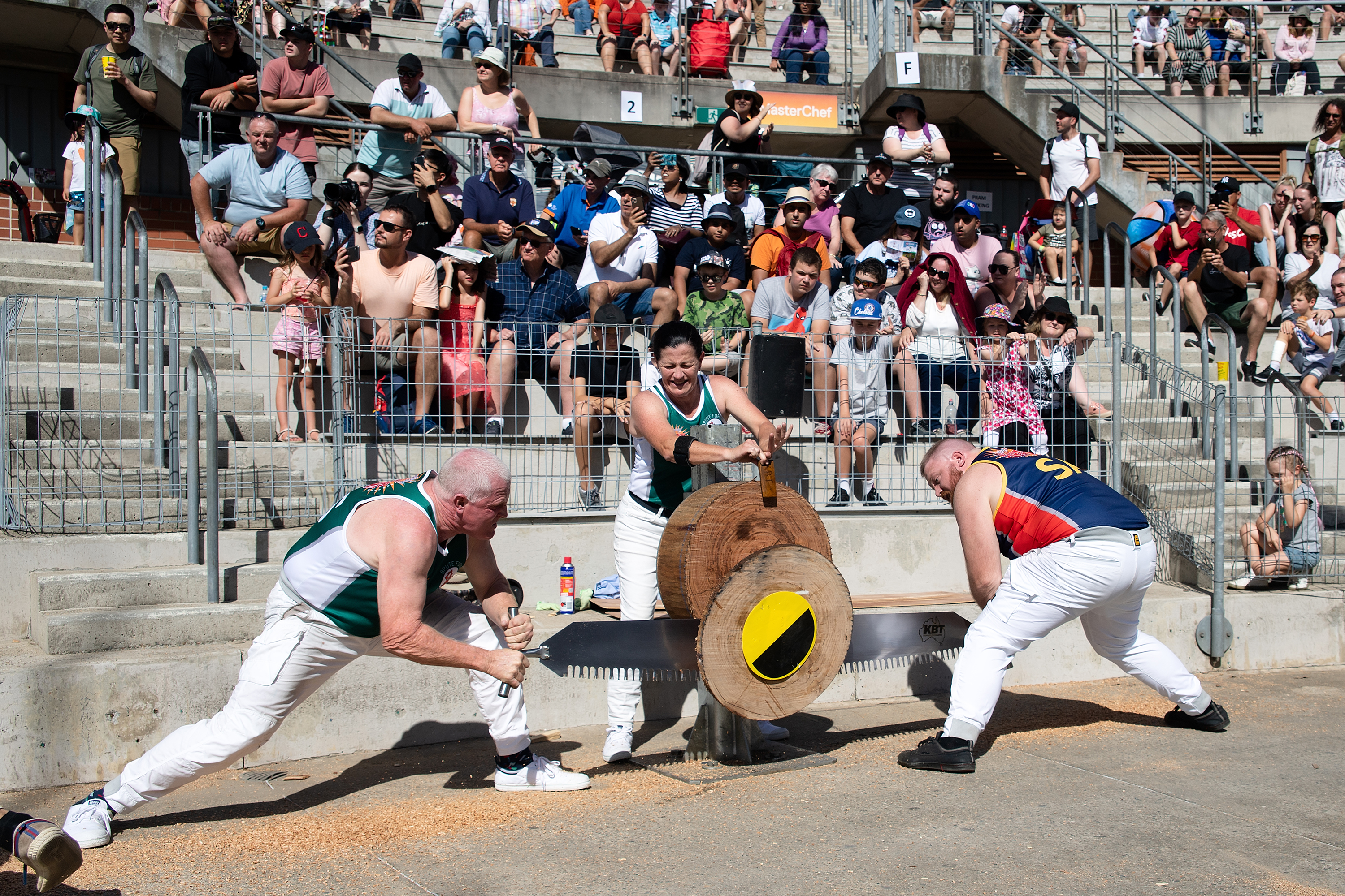 Woodchopping & Sawing Competition - Sawing